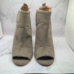 Tope Open Toed Heeled Booties